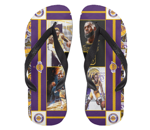 lebron james flip flops