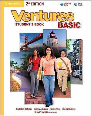 Ventures Second Basic - Paperback, by Bitterlin Gretchen; Johnson - Good o