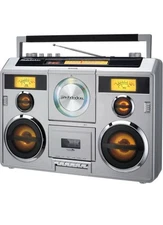 Studebaker SB2140S Sound Station Bluetooth Boombox CD/AM-FM Radio/Cassette Recor