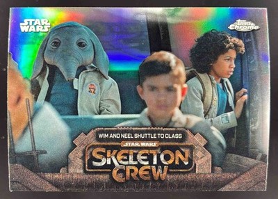 2025 Topps Chrome Star Wars Wim and Neel Shuttle To Class Skeleton Crew #SC-2
