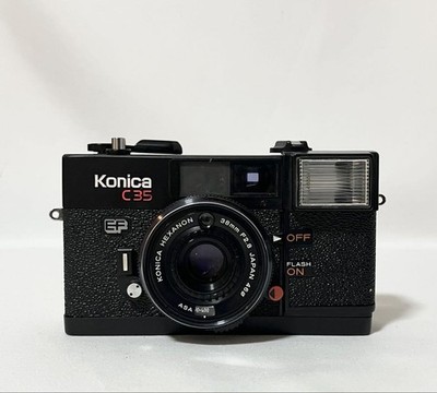 動作確認済】 KONICA C35 EF F0728-8ID p Complete Product