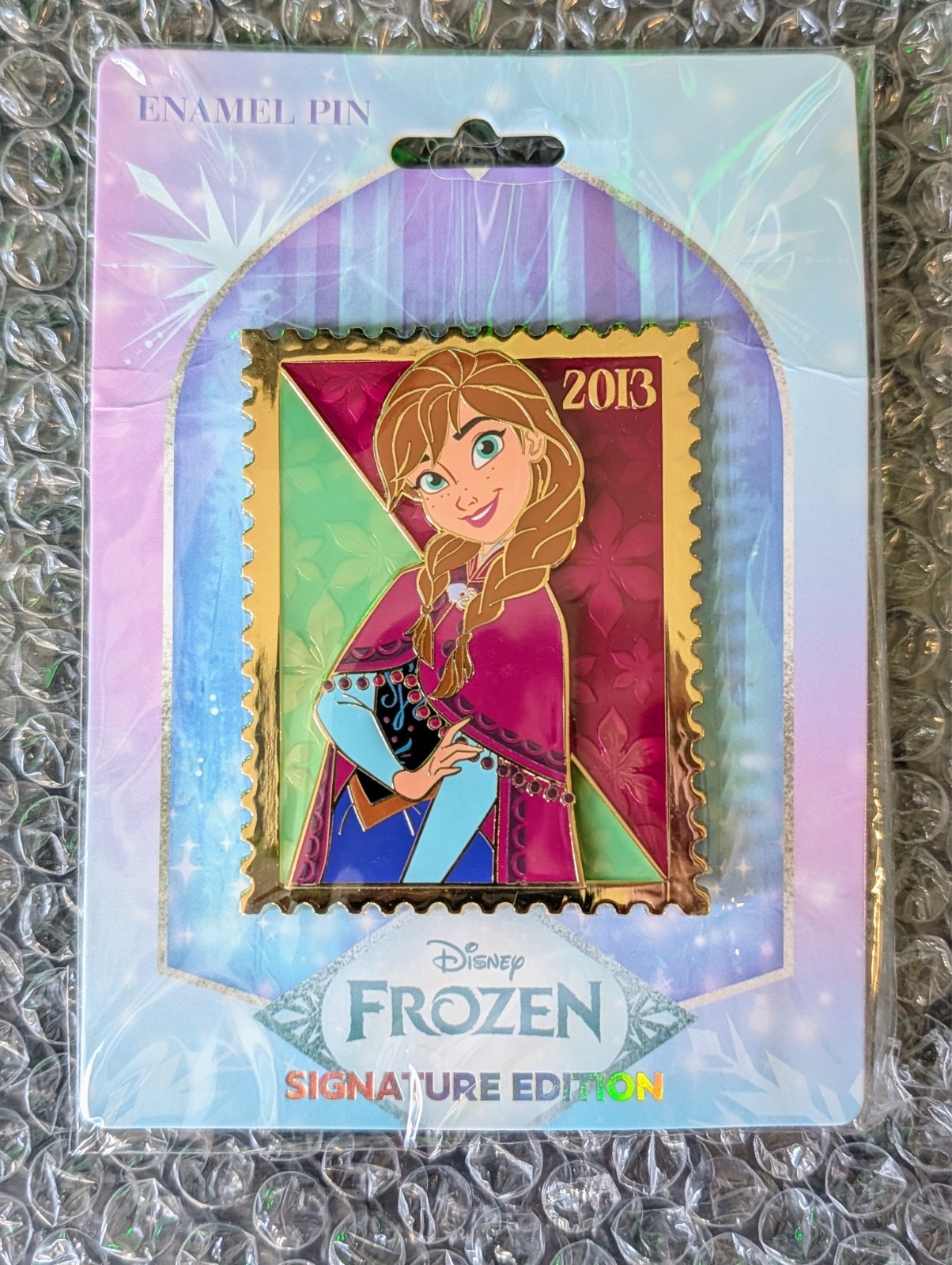 (SEALED) Disney Royal Stamp Frozen Anna Pin