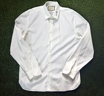 Gucci Embroidered Collar Dress Shirt  Size: IT 46 / US 18