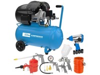 GüDe Druckluft Kompressor 50L Kessel 10Bar 230V 405/10/50 + ZubehöR