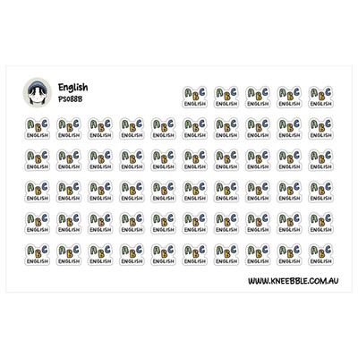 English Planner Stickers   Study Tools to Organize Schedule & Boost Motivation