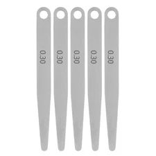 5pcs Feeler Gauge 0.3mm Thickness Gauge 65MN Steel for Gap Measuring
