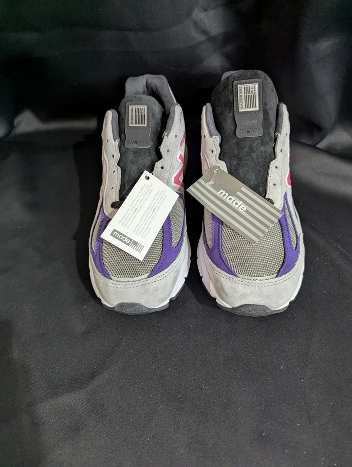 NOVO NA CAIXA 990v4 KITH x United Arrows & Sons cinza rosa tamanho 13 novo sem caixa M990kt4 - Imagem 3 de 4