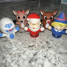 Rudolph The Red Nosed Reindeer Christmas Holiday 5 Piece Finger Puppets 2016