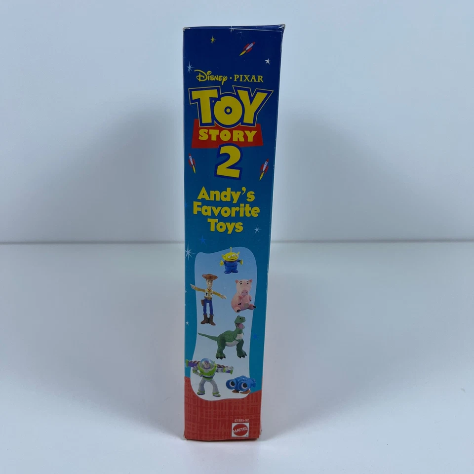 Toy Story 2 Andy's Favorite Toys 6 Figuras Disney Pixar Buzz Woody Rex Hamm Novo - Imagem 3 de 4