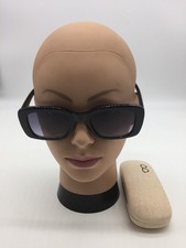 Saint Laurent Black Frame Designer Sunglasses 50-20-140 Blue Lenses