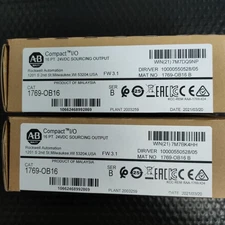 New Sealed Allen-Bradley 1769-OB16 SER B Output Module Compact I/O 16 Pt 24VDC