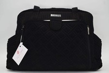 Vera Bradley Diaper/ Baby Bag in Microfiber Black