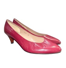 Vintage Florsheim Signature Pumps Scarlett Red Women  s Size 9B W4055