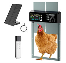 Automatic Chicken Coop Door Solar: Smart Automatic Chicken Door - Solar Powered