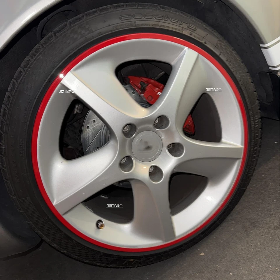 Protetor de aro cubo de roda de carro 4 guarnição pneu anel tira para Toyota Land Cruiser Sport - Imagem 3 de 4