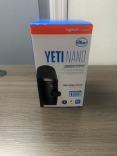 Blue Yeti Nano Premium Wired Multi-Pattern USB Condenser Microphone - Black