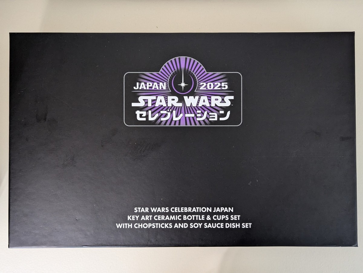 Star Wars Celebration Japan 2025 Key Art Ceramic Sake Bottle Tea