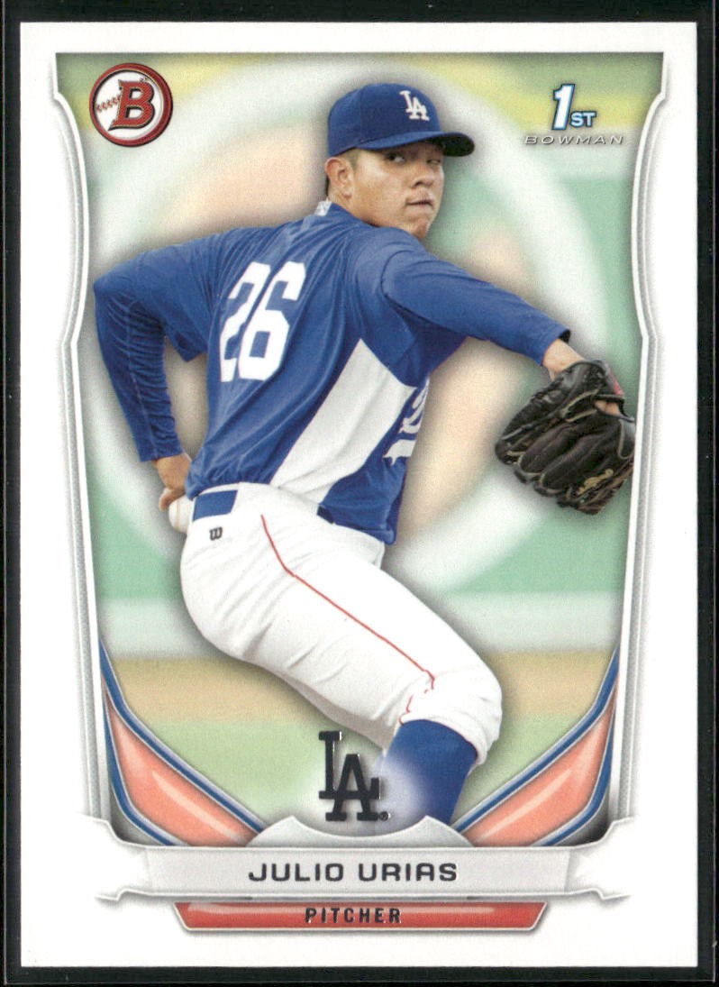 2014 Bowman #BP6 Julio Urias Prospects