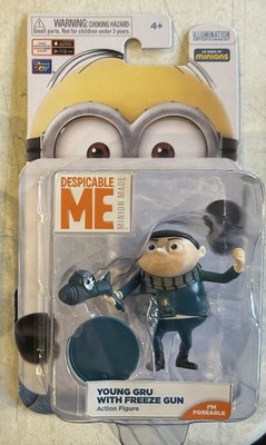 DESPICABLE ME~MINION MADE~YOUNG GRU W/FREEZE GUN FIGURE~THINKWAY TOYS~~FREE S&H