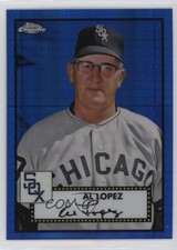 2021 Chrome Platinum Anniversary Mega Box Blue Prism Refractor Al Lopez HOF fm0
