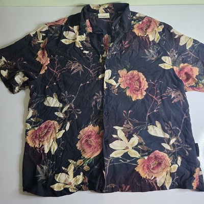 YoungLA 445 Cabo Vibez Autumn Nights Floral X-Large Men's Button up 