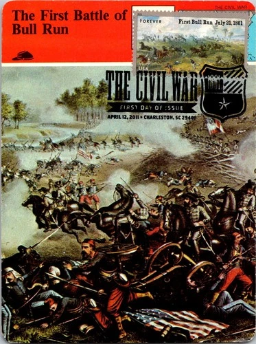 Dr Jim Stamps Maximum Card First Bull Run 1861 Forever Fdc