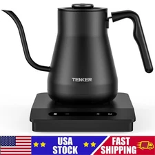 TENKER Electric Gooseneck Kettles Pour Over Tea Kettle 1200W Temperature Control