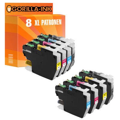 Patronen für Brother LC-421 LC421 XL DCP-J 1050DW 1140DW 1800DW MFC-J 1010DW