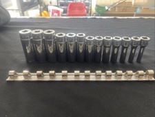 Snap On 3/8” Drive Deep Metric 13 Pc Socket Set 7-19mm SFSM Series FREE SHIP Snap On 3/8” Drive Deep Metric 13 Pc Socket Set 7-19mm SFSM Series FREE SHIP