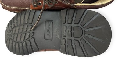 LL Bean Chukka Allagash Brown Leather Moc Toe Boots Ranger Size 8.5 LL Bean Chukka Allagash Brown Leather Moc Toe Boots Ranger  main image 3