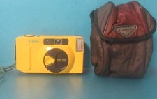 Canon Snappy S Automatic Limited Edition Yellow 35mm Film Camera Point N Shoot