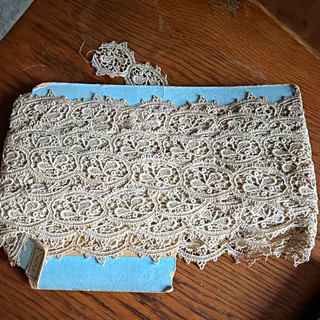Vintage Lace Trim Edging 45 mm Wide Lace Material Sewing Craft Haberdashery