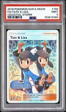 2018 POKEMON SUN & MOON CELESTIAL STORM #166 FULL ART/TATE & LIZA PSA 9 on eBay