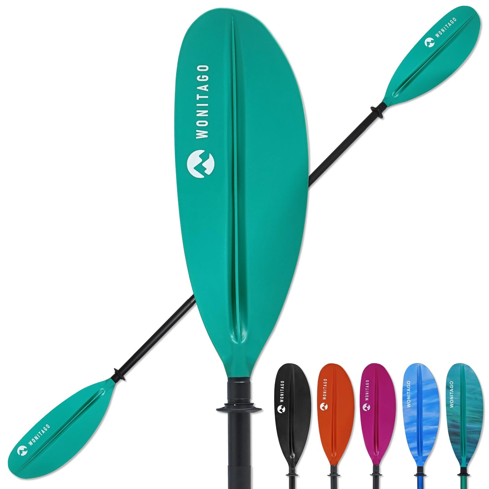 Paddles With Aluminum Shaft And Reinforced Pp Blade, Floatin