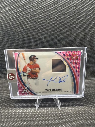 2026 Topps Pristine Matt Olson Auto Game Used Relic /15 Braves