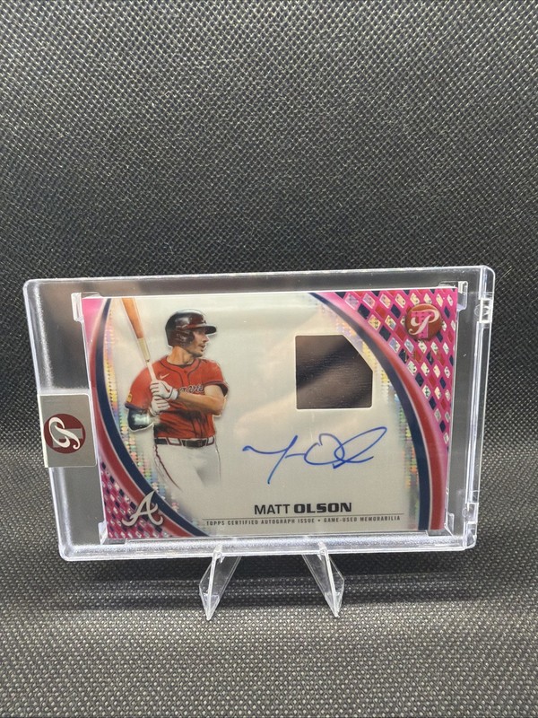 2026 Topps Pristine Matt Olson Auto Game Used Relic /15 Braves
