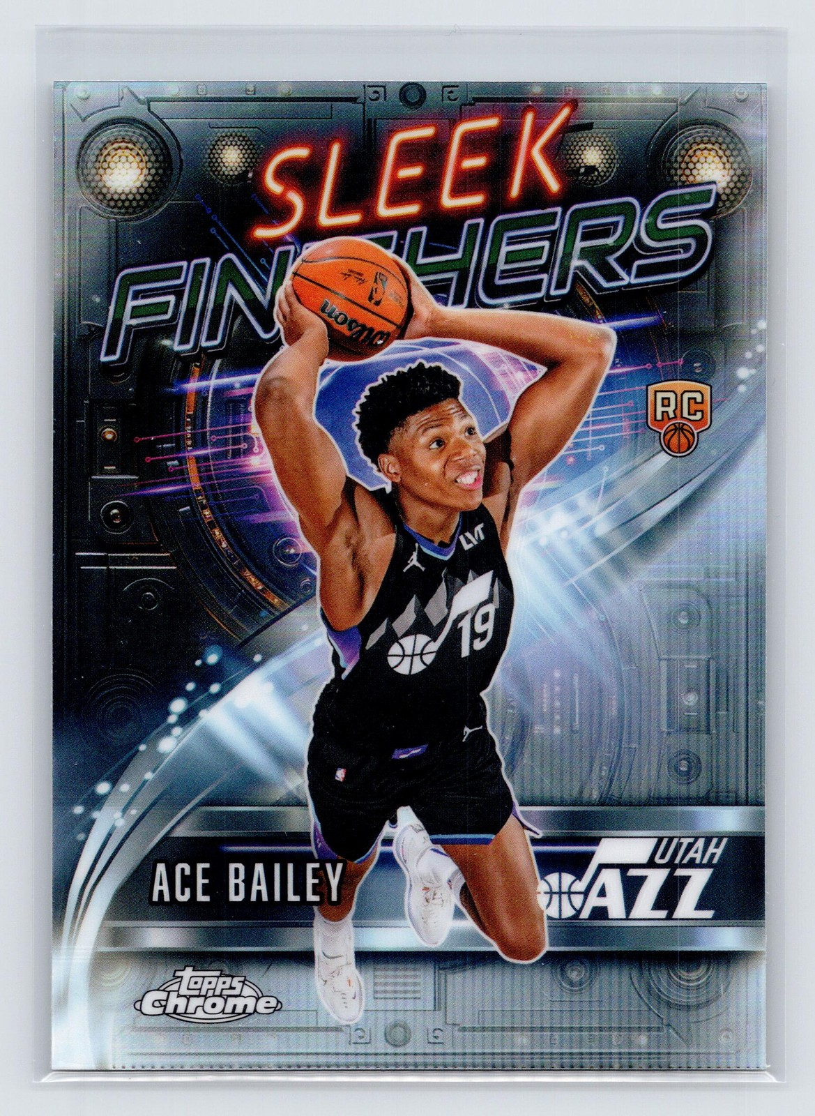 2025-26 Topps Chrome #SF-25 Ace Bailey Sleek Finishers Refractor
