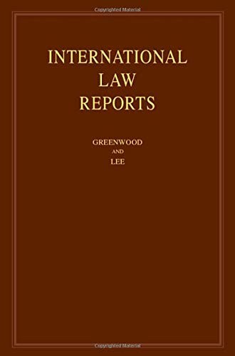 International Law Reports: Volume 194 (International Law Reports