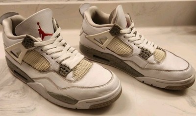 Nike Air Jordan 4 Men s Retro Mid White Oreos Size 12 CT8527-100 - READ