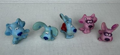 Lot Of 5 Vintage 2003 Viacom Blues Glues Figures