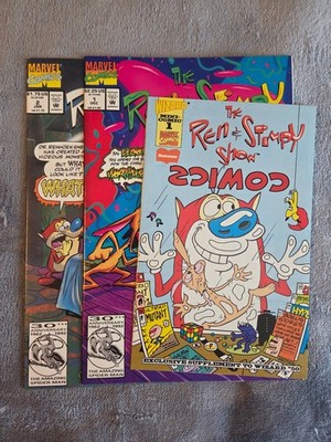 The Ren & Stimpy Show Wizard Mini Comic #1, #1 and #2 Comics