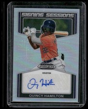 2022 Panini Prizm Draft Picks #SS-QH Quincy Hamilton Signing Sessions
