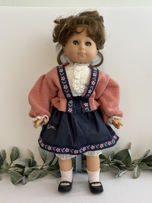 Vintage Hans Gotz Andrea Doll West Germany Pink Sweater Sleep Eyes Brown Hair