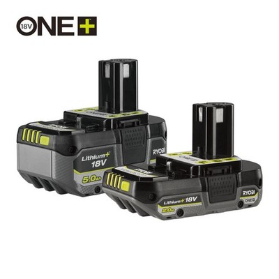 Ryobi ONE+ 18V Akkuset 2tlg ( Akku 18V / 2.0 Ah + 5.0 Ah ) RB18252