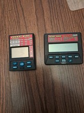 2 - VINTAGE RADICA POCKET POKER MODEL 1310 & POCKET SLOT MODEL 1370