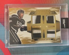 2021-22 UD The Cup #F-QB Quinton Byfield  Kings /10 Rookie Foundations GOLD
