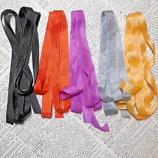 Vintage Rayon Seam Binding Halloween Collection 15 Total Yards 5 Colors