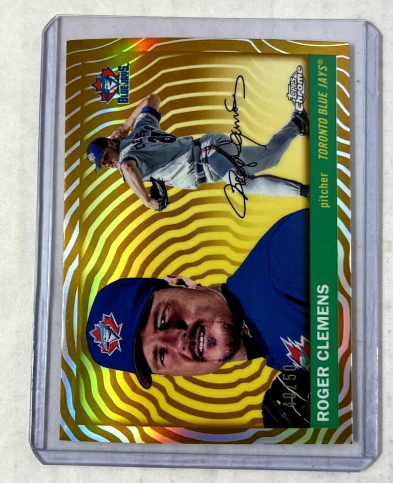 Gold Refractor #/50- 2025 Topps Chrome Platinum #456- Roger Clemens