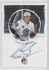 2024-25 SP Authentic UD Authentics Auto Ryker Evans #UDA-RE Auto 13og