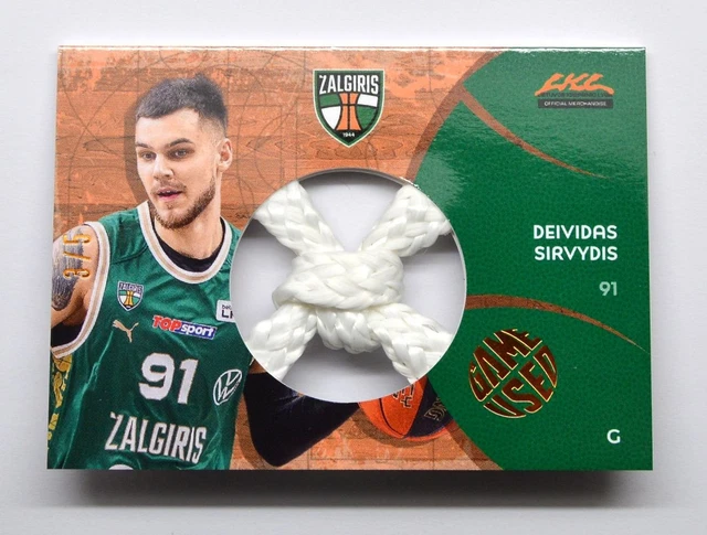 2024-25 LKL Net Memorabilia #NET-004 Deividas Sirvydis 3/5